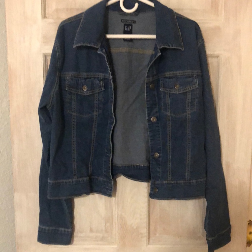 Like New Gap Stretch Jean Jacket size XL